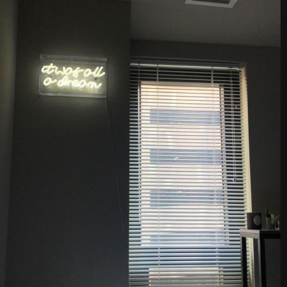Silver Neon Light